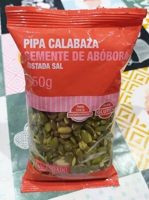 Pipas Calabaza Mondadas Tostadas Hacendado , code 8480000340702