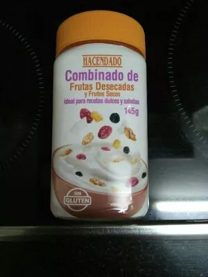 Combinado de frutas desecadas y frutos secos Hacendado , code 8480000342287