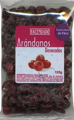 Arándanos desecados Hacendado 125 g, code 8480000346858