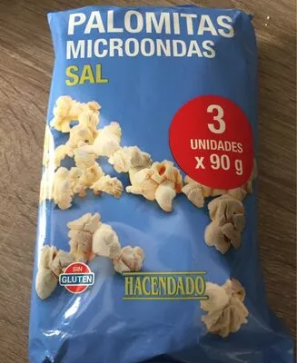 Palomitas microondas Hacendado 90g, code 8480000348227