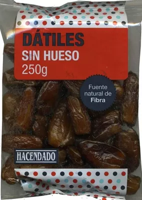 Dátiles sin hueso Hacendado 250 g, code 8480000349040