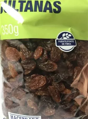 Pasas sultanas HACENDADO 350 g, code 8480000349545