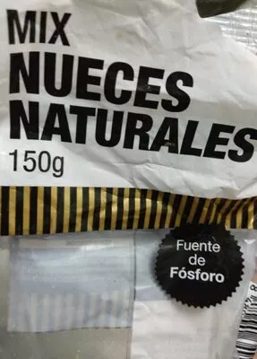 Mix nueces naturales Hacendado , code 8480000349996