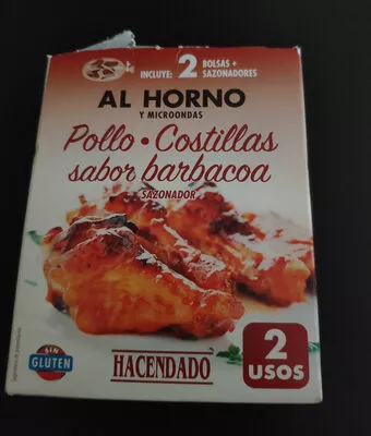 Sazonador Para Hornear Sabor Barbacoa Hacendado 48g, code 8480000374141