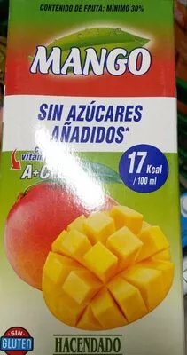 Zumo de frutas de Mango Hacendado , code 8480000391339