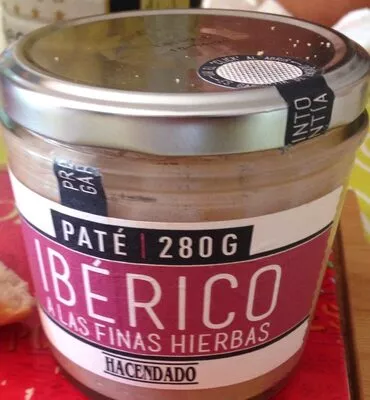 Paté iberico a las finas hierbas Hacendado 200 g, code 8480000520104