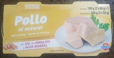 Pollo al natural Hacendado , code 8480000522054