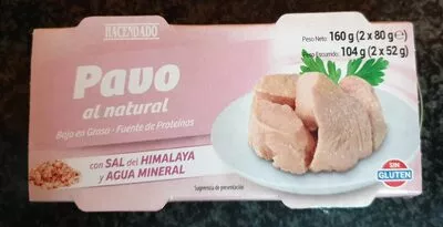 Pavo al natural Hacendado 160 g, code 8480000522061