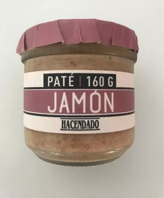 Paté jamon Hacendado , code 8480000523358