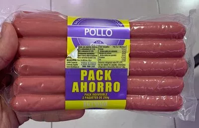 Salchichas de pollo Hacendado 500 g, code 8480000530424