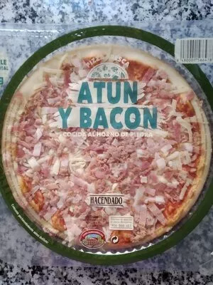 Pizza atún y bacon Hacendado , code 8480000566478