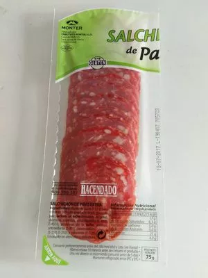 Salchichón extra de pavo Hacendado 150 g (2 x 75 g), code 8480000590473