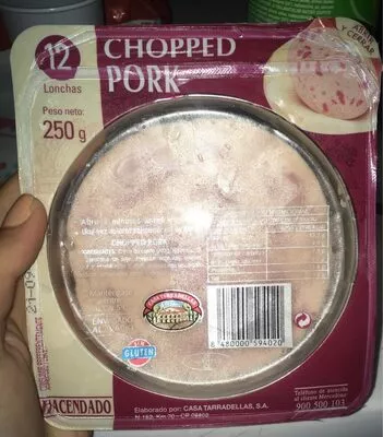 Chopped pork Hacendado 250 g, code 8480000594020