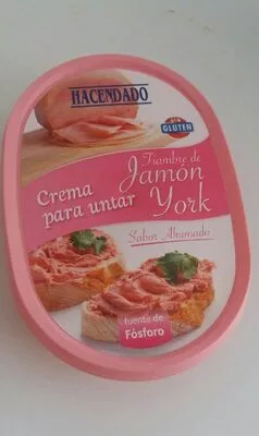 Crema para untar de jamon york Hacendado 160 g, code 8480000599933