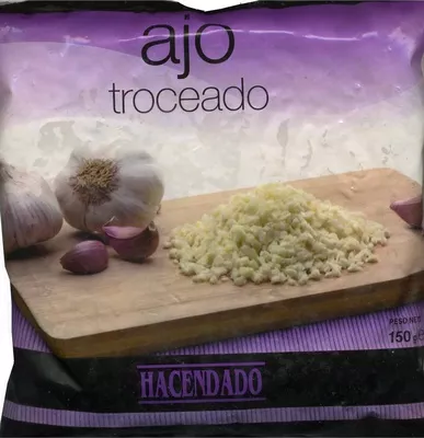 Ajo troceado Hacendado 150 g, code 8480000612519