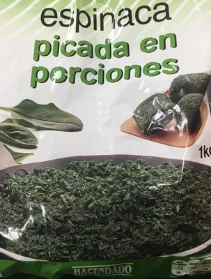 Espinaca picada en porciones Hacendado , code 8480000612779