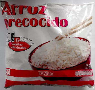 Arroz Precocido Hacendado 1 Kg (6 x 167 g), code 8480000613028