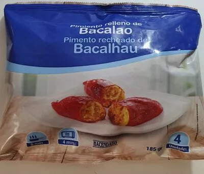 Pimiento relleno de bacalao Hacendado 180 g, code 8480000613714