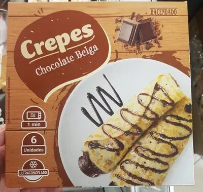 Crèpes chocolate belga Hacendado , code 8480000634955