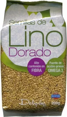 Semillas de lino dorado Deliplus 200 g, code 8480000773555