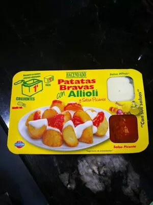 Patatas bravas con allioli Hacendado , code 8480000807076