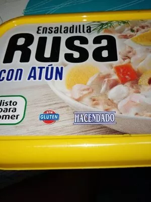 Ensaladilla rusa con atun Hacendado , code 8480000807748