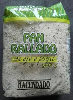 Pan rallado con ajo y perejil Hacendado 500 g, code 8480000822277