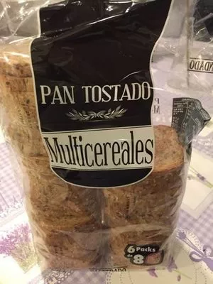 Pan tostado multicereales Hacendado , code 8480000822901