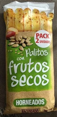 Palitos con frutos secos horneados Hacendado 2 x 80 g, code 8480000825674