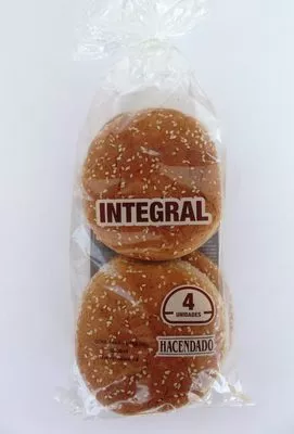 Pan de hamburguesa integral Hacendado 330 g, code 8480000827494