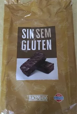 Bizcocho recubierto de chocolate sin gluten Hacendado , code 8480000827821