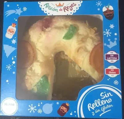 Roscón de reyes sin gluten Mercadona , code 8480000870964