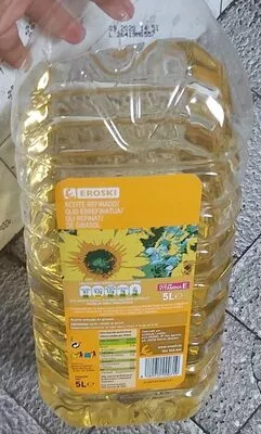 Aceite de girasol eroski , code 8480010000719