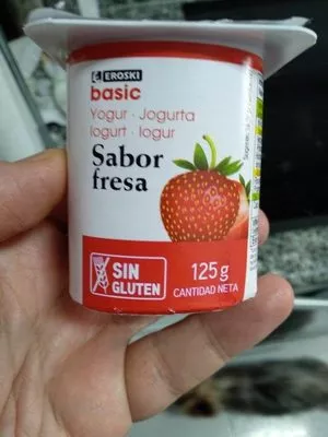 Yogur Fresa Eroski 125 g, code 8480010021509