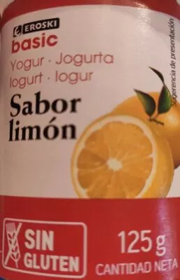 Yogur Sabor limón Eroski , code 8480010021523