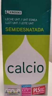 Leche semidesnatada con calcio Eroski , code 8480010030525