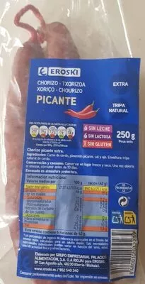 Chorizo picante Eroski , code 8480010032239