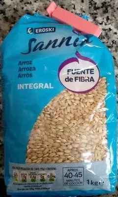 Sannia - Arroz integral Eroski 1 kg, code 8480010035018