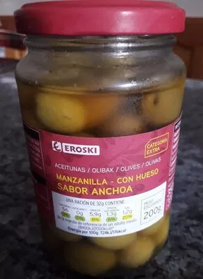 Aceitunas Eroski , code 8480010036657