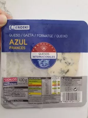 Queso azul francés Eroski , code 8480010045536