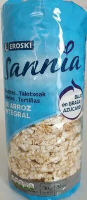 Tortitas de arroz integral Eroski , code 8480010082807