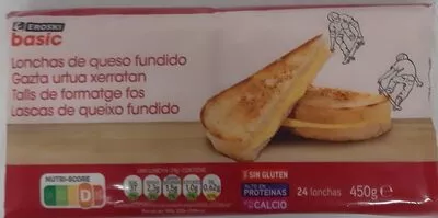 Lonchas de queso fundido Eroski , code 8480010085778