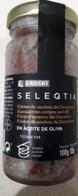 Seleqtia filetes de anchoa del cantábrico Eroski , code 8480010100341