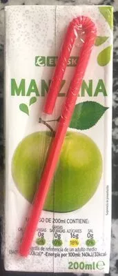 Bebida de manzana Eroski 200 ml, code 8480010103649