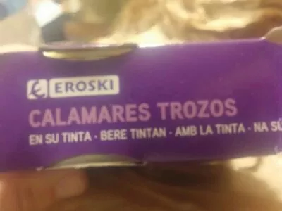 Calamares en trozos en su tinta Eroski , code 8480010106664