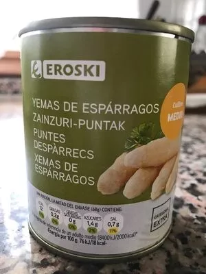 Yema de espárragos Eroski , code 8480010112122