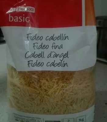 Fideo cabellín Eroski , code 8480010112214