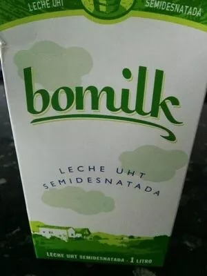 Leche UHT semidesnatada Bomilk 1 L, code 8480010113600