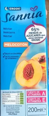 Sannia - Néctar de melocotón Eroski 200 ml, code 8480010130119