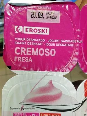 Desnatado Cremoso Fresa Eroski , code 8480010137231